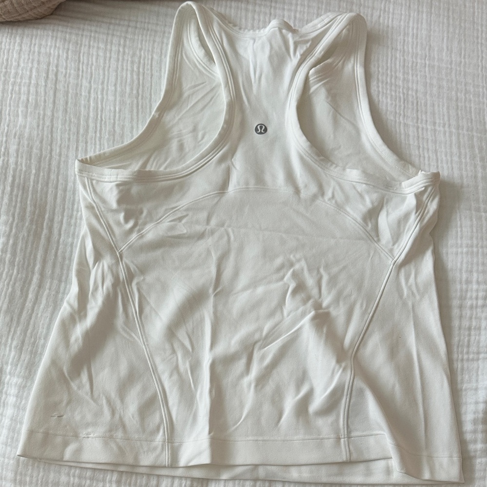 Lululemon White Tank Top - Picture 3 of 3